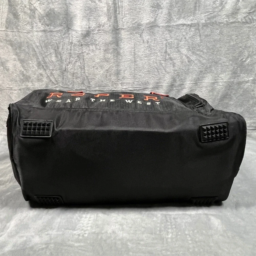 Roper Duffel Bag Large Black Orange Wear The West Western Travel Gym